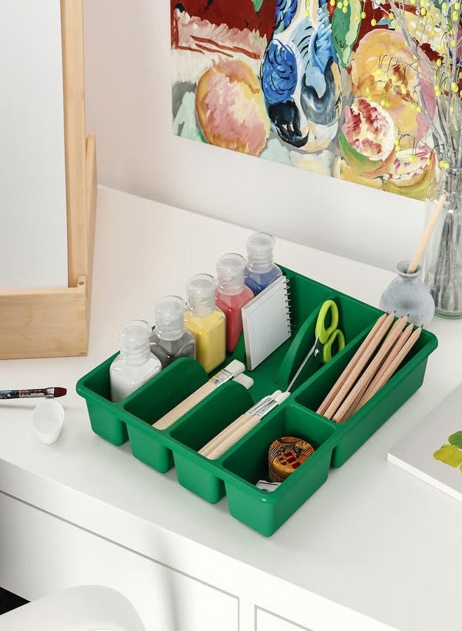 stoRk SMÄCKER Cutlery Tray, Polypropylene Plastic, 31x26 cm, for Kitchen Drawer Organisation (Bright green) - Image 3
