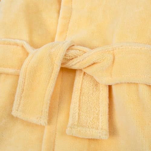 Baby Essentials Hooded Baby Animal Bathrobe with Tie Closure for Newborns and Infants 0-9 Months (US, Age, 0 Months, 9 Months, Delightful Duck) - Image 5