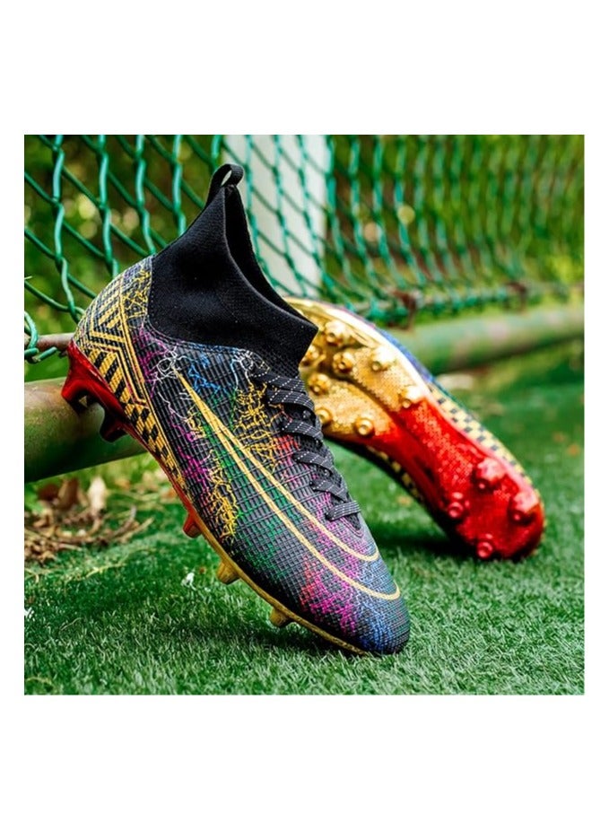 Men's Women's Soccer Shoes Boys Gold-Soled Spikes Football Shoes Student Grass Training Shoes Outdoor Football Boots Unisex - Image 3