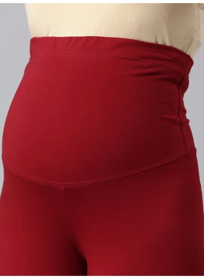 CEE 18 Maternity Leggins Red