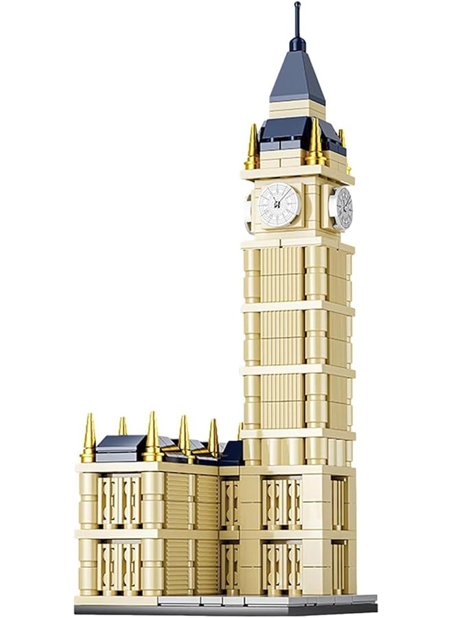 IToys Liqix Big Ben London Tower Model Kit 26 Cm Height Detailed Architecture - Image 1