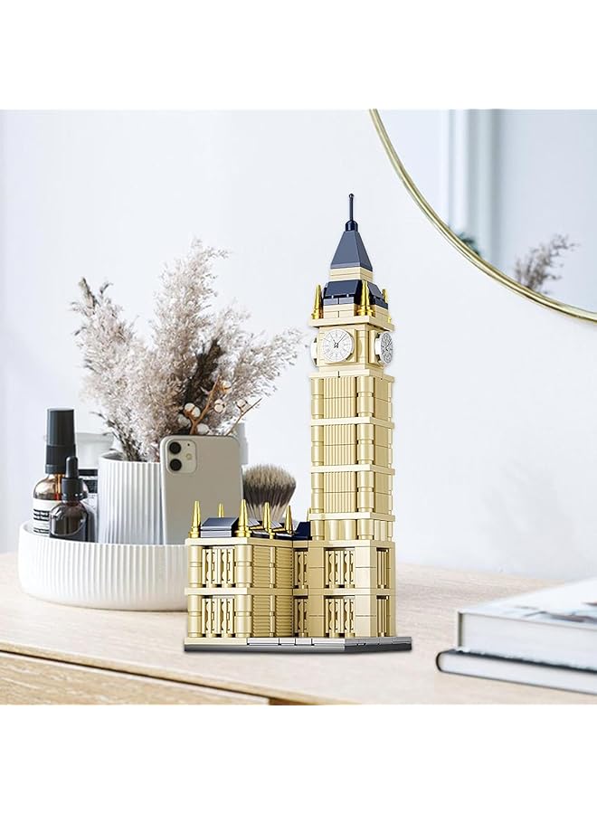 IToys Liqix Big Ben London Tower Model Kit 26 Cm Height Detailed Architecture - Image 3