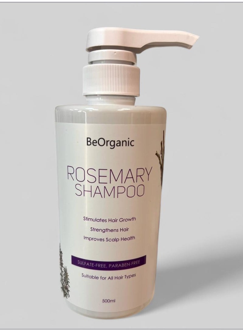 BeOrganic Rosemary Shampoo Sulfate Free 500ml
