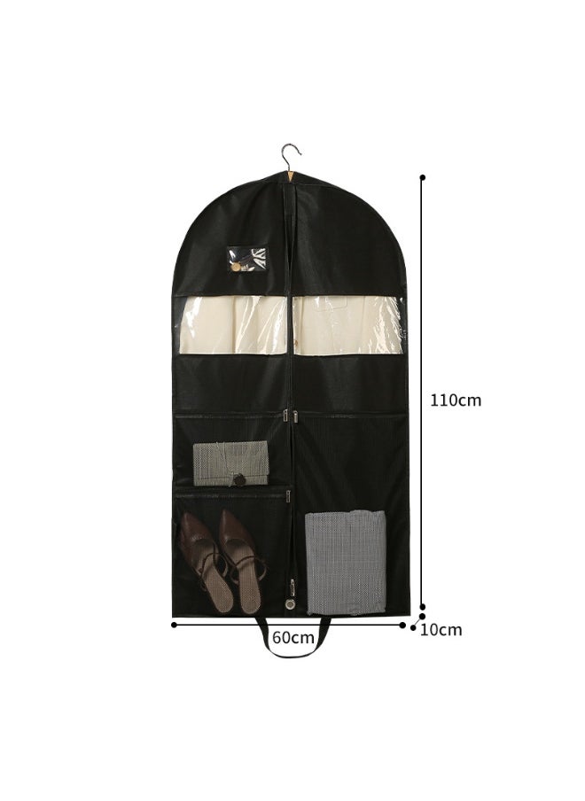 xozgdovg Thickened Non-Woven Garment Dust Cover Storage BagMulti-grid dress cover [small size] 110CM Multi-grid dress cover [small size] 110CM 