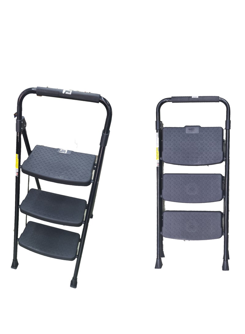 Stainless Steel 3 Steps Ladder Foldable - Image 1