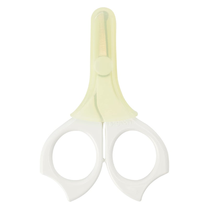 Pigeon Baby Nail Scissors with Rounded Tip, 3 Months (MADE IN JAPAN) - Image 1