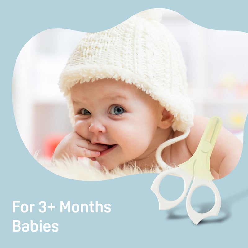 Pigeon Baby Nail Scissors with Rounded Tip, 3 Months (MADE IN JAPAN) - Image 2