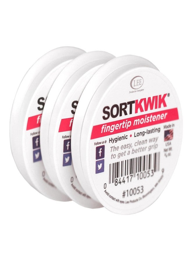 Sortkwik Lee Sortkwik™ Fingertip Moistener,50% Recycled, 0.63 Oz, Pink, Pack Of 3 - Image 2