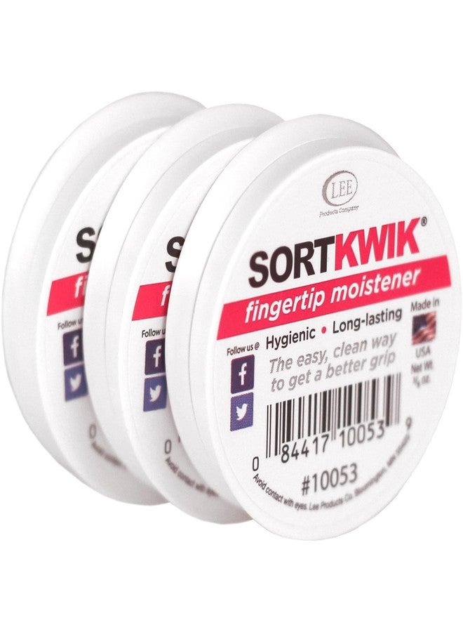 Sortkwik Lee Sortkwik™ Fingertip Moistener,50% Recycled, 0.63 Oz, Pink, Pack Of 3 - Image 4