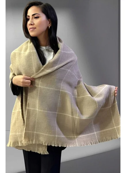 Tezzgelsin Women's Thin Striped Soft Texture Shoulder Shawl Scarf (70CM x 180CM)