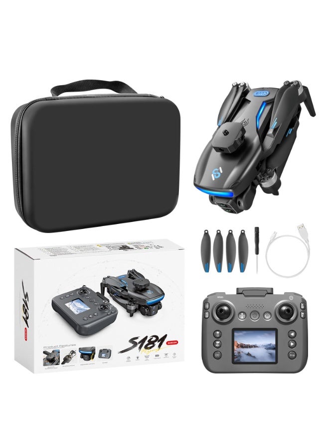 طائرة S181 MAX بدون طيار، مزودة بتقنية 4K FPV ونظام تحديد المواقع العالمي (GPS) ومحرك بدون فرش، قابلة للطي، رباعية المراوح، مع نظام تجنب العوائق، مدة طيران 20 دقيقة - Image 1