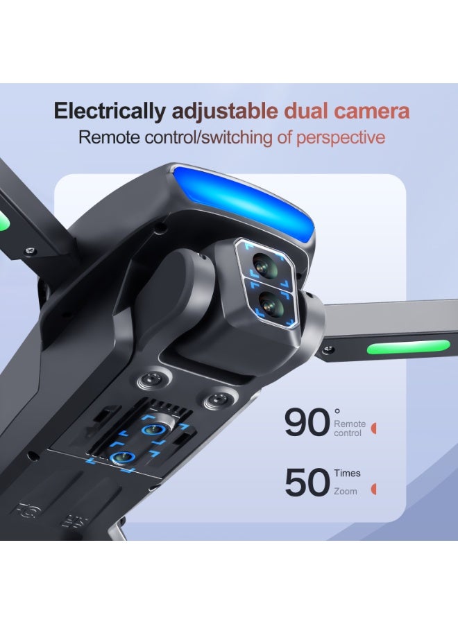 طائرة S181 MAX بدون طيار، مزودة بتقنية 4K FPV ونظام تحديد المواقع العالمي (GPS) ومحرك بدون فرش، قابلة للطي، رباعية المراوح، مع نظام تجنب العوائق، مدة طيران 20 دقيقة - Image 3