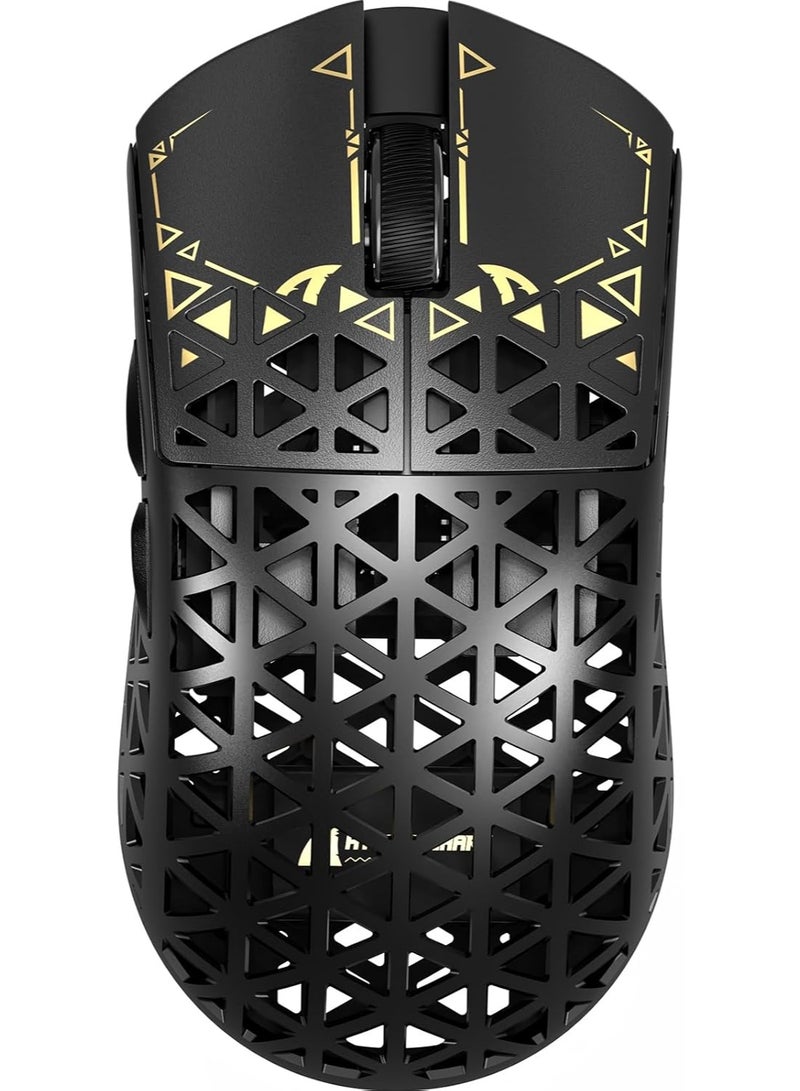 هجوم القرش ماوس ألعاب هجوم القرش R5 Ultra لاسلكي 8K من ألياف الكربون مع مستشعر42000 نقطة لكل بوصة PAW3950 MAX وزن خفيف للغاية 39 جرام Nordic52840 - ماوس سلكي/بلوتوث/لاسلكي قابل للبرمجة بتردد 2.4 جيجاهرتز لأجهزة الكمبيوتر الشخصية/أجهزة ماك - Image 1