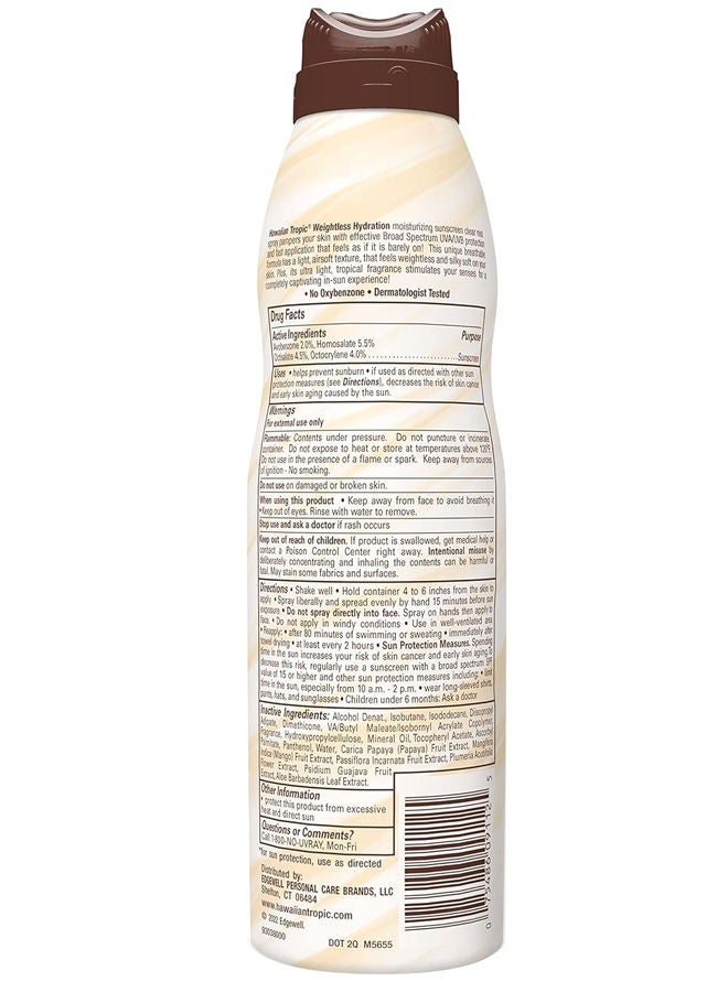 Hawaiian Tropic SH WeightLess CS SPF30 2x170g - Image 2
