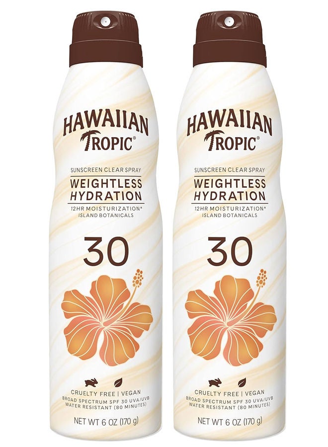 Hawaiian Tropic SH WeightLess CS SPF30 2x170g - Image 1