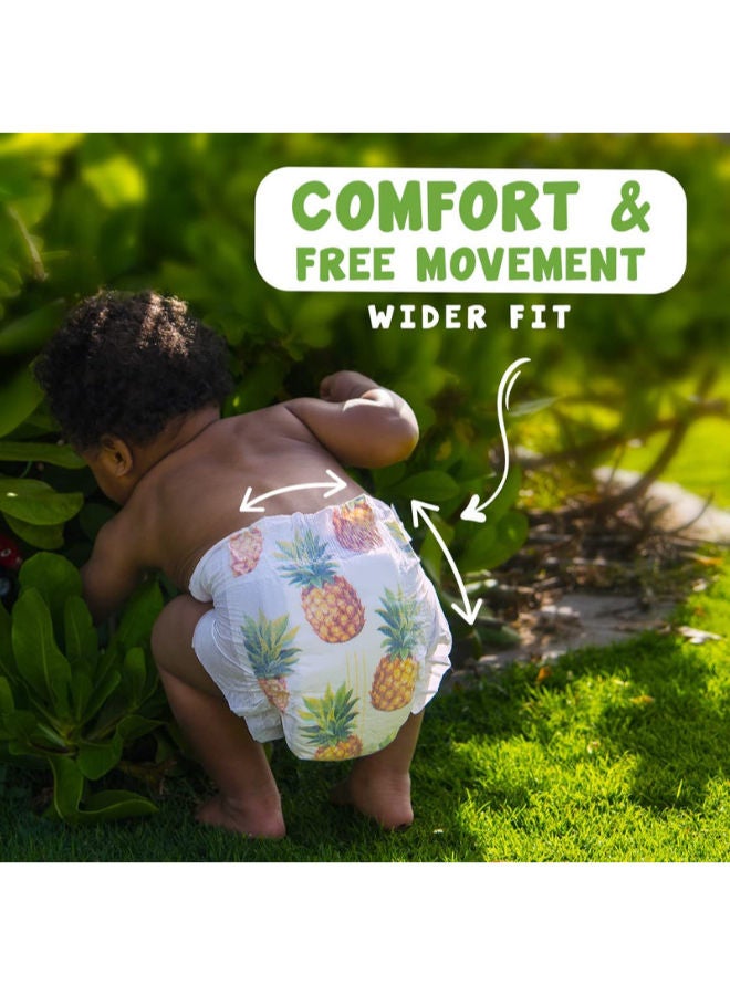 PureBorn Natural Bamboo Baby Disposable Size 4 Diapers Nappy Single Pack From 7 to 12 Kg  24 Pcs Leopard Print Super Soft Maximum Leakage Protection New Born Essentials Eco Friendly - Image 5