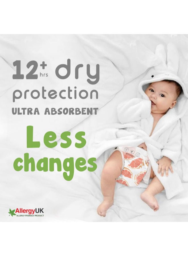PureBorn Natural Bamboo Baby Disposable Size 4 Diapers Nappy Single Pack From 7 to 12 Kg  24 Pcs Leopard Print Super Soft Maximum Leakage Protection New Born Essentials Eco Friendly - Image 3