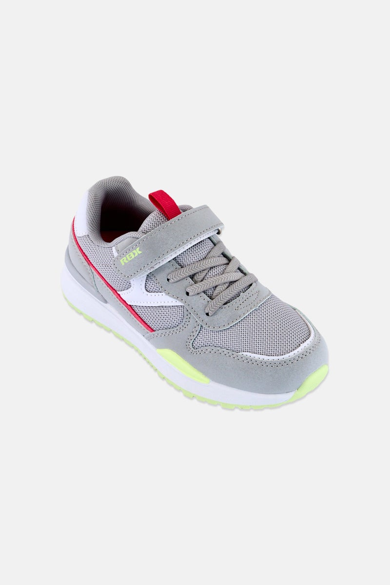 RBX Kids Girl Velcro Closure Outdoor Shoes, Grey - Image 1