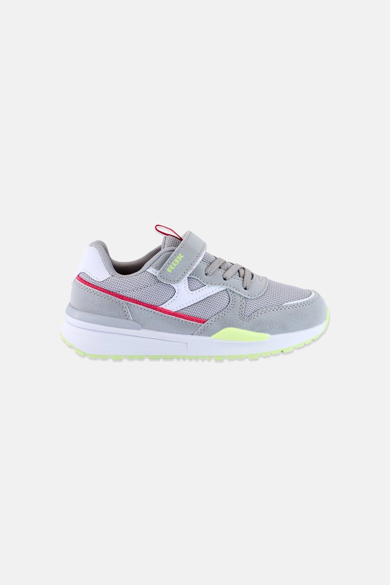 RBX Kids Girl Velcro Closure Outdoor Shoes, Grey - Image 2