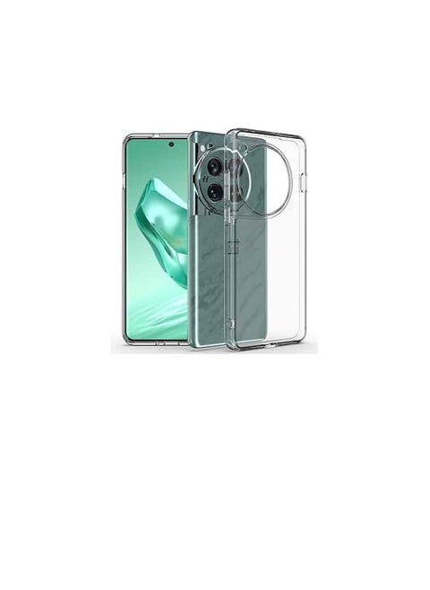 Case for OnePlus 12, Clear Mobile Phone Case, Shockproof, Reinforced Corners, Mobile Phone Case, Back Cover, TPU, Lightweight, Ultra Thin Anti-Scratch Case, Transparent, Soft Touch Case