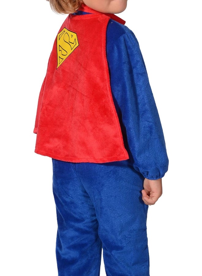 Ciao Superman Baby Costume 1-2 years – Official DC Comics Infant Outfit with Dress & Cape | Baby Superhero Cosplay & Halloween Costume | Cute Superman Dress Up for Toddlers - Image 2