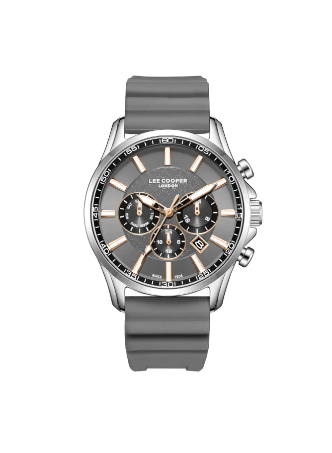 لي كوبر Men's Silicone Multi Function Watch LC08170.366 - 44 mm