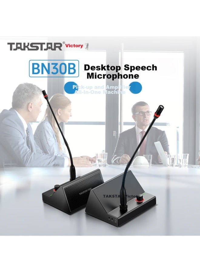 Takstar Bn30b Desktop Lectern Microphone, All-in Speaker With Bluetooth, Gooseneck Conference Microphone System, Complete Set - Image 5