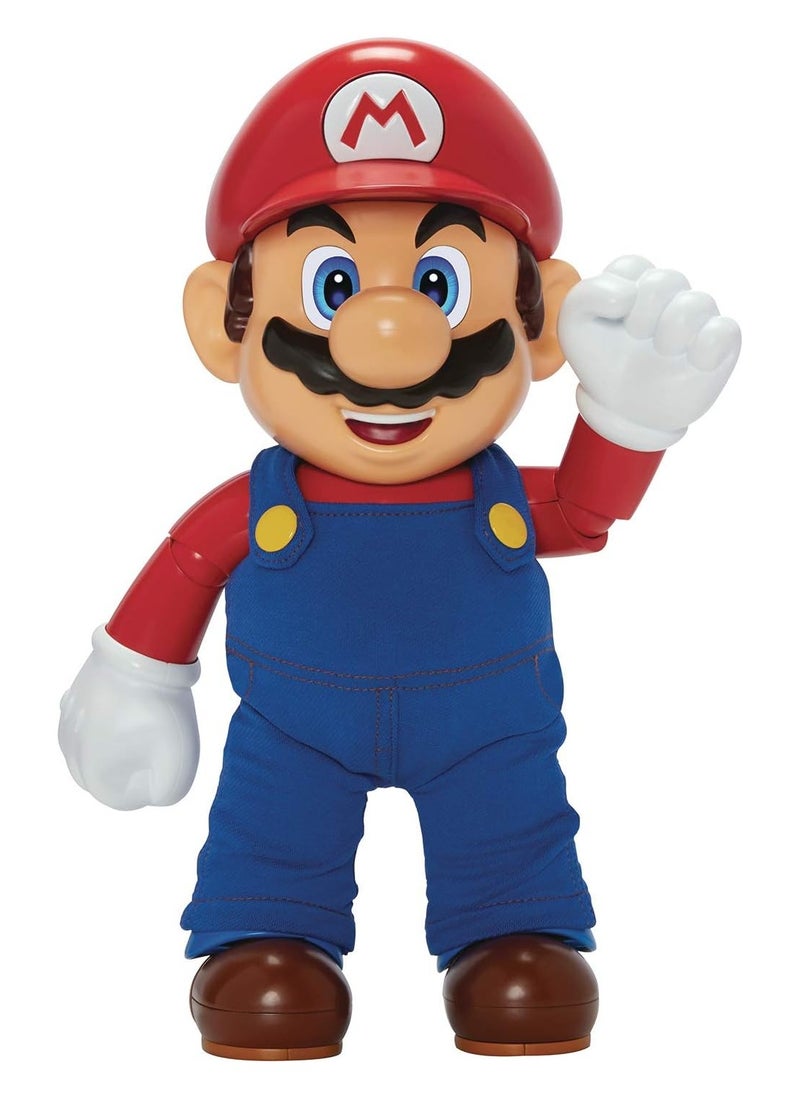 Jakks - Super Mario It's A Me Mario! Talking Deluxe Action Figure - Image 1