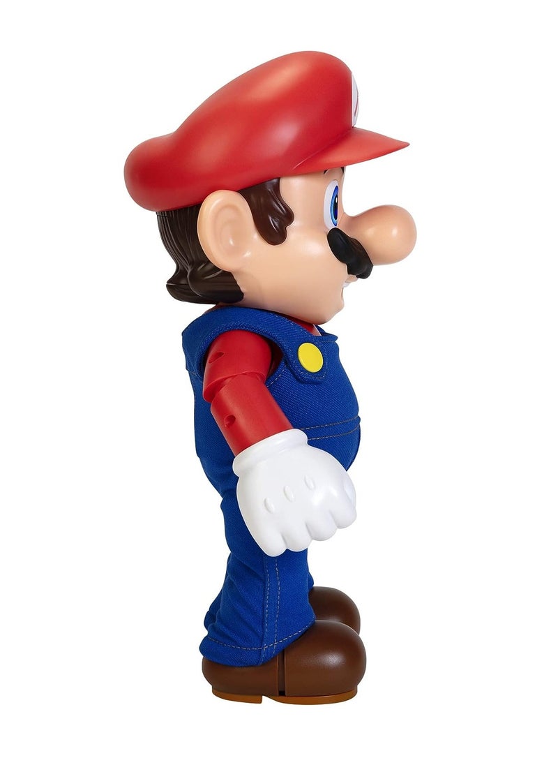 Jakks - Super Mario It's A Me Mario! Talking Deluxe Action Figure - Image 1