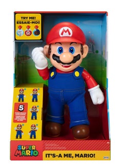 Super Mario It's A Me Mario! Talking Deluxe Action Figure