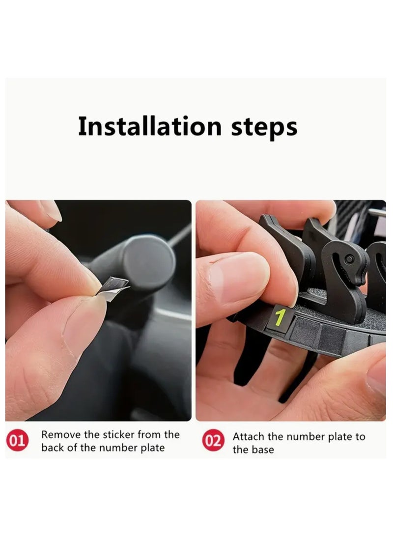 حامل حصيرة متعدد الوظائف للسيارة غير قابل للانزلاق - عالمي لتثبيت الهاتف المحمول على لوحة القيادة والملاحة، مقاوم لأشعة الشمس والانزلاق ومقاوم لدرجات الحرارة العالية - Image 5