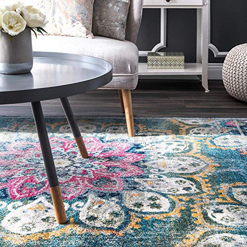 Status Contract Rugs for Living Room |(3x5ft) Printed Carpet for Living Room Decor|Anti Skid Backing Home Essentials| Boho Rugs for Living Room (Vintage 415), Polyester, Multicolor, Rectangular - Image 2