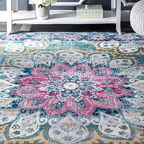 Status Contract Rugs for Living Room |(3x5ft) Printed Carpet for Living Room Decor|Anti Skid Backing Home Essentials| Boho Rugs for Living Room (Vintage 415), Polyester, Multicolor, Rectangular - Image 3