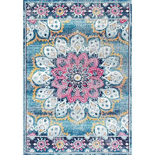 Status Contract Rugs for Living Room |(3x5ft) Printed Carpet for Living Room Decor|Anti Skid Backing Home Essentials| Boho Rugs for Living Room (Vintage 415), Polyester, Multicolor, Rectangular - Image 5