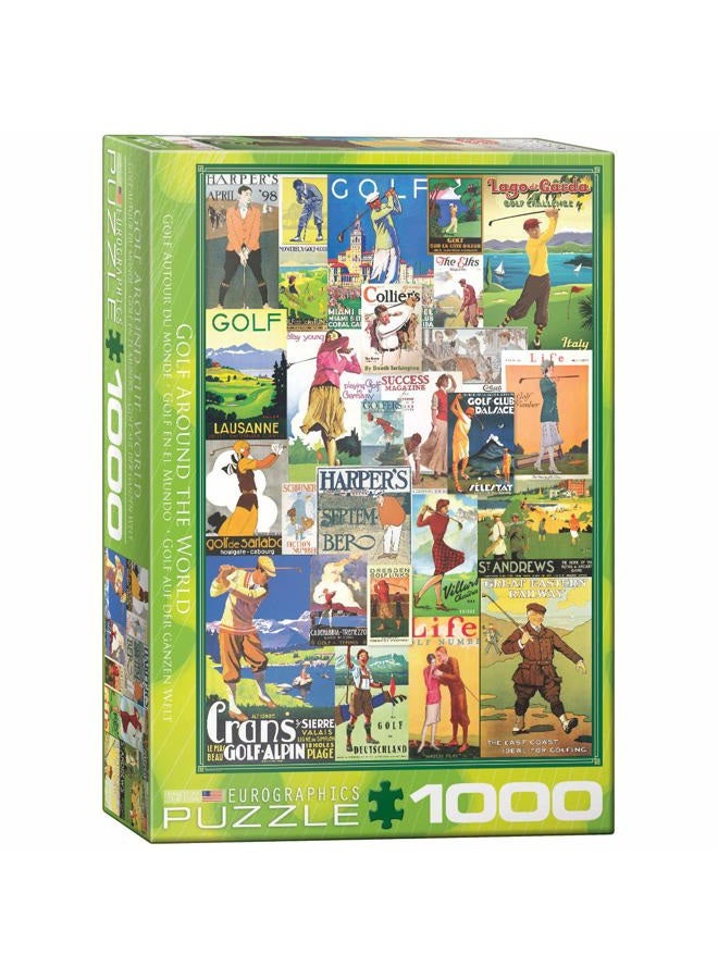 Eurographics 1000pcs - Golf Around the World - Image 1