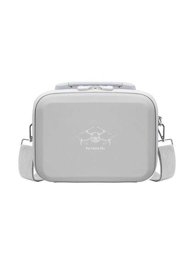 Grey Hard Shell Storage Box For DJI Mini 4 Pro Drone Accessories Anti Fall Portable - Image 1