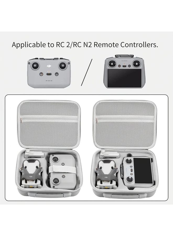 Grey Hard Shell Storage Box For DJI Mini 4 Pro Drone Accessories Anti Fall Portable - Image 4