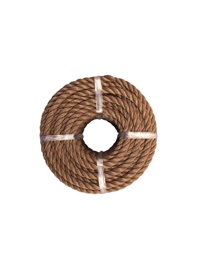 The Bros 5011635 Twisted Polypropylene Rope, 1/2 by 50 Feet, Brown - Image 2
