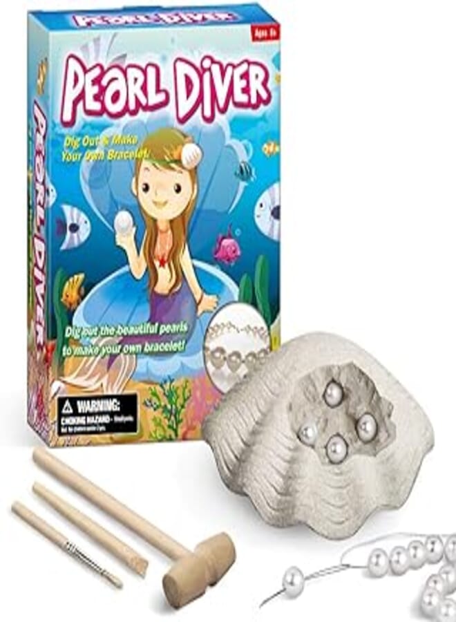 Eduman Pearl Diver Dig & Make Bracelet Kit D7110G, 6+