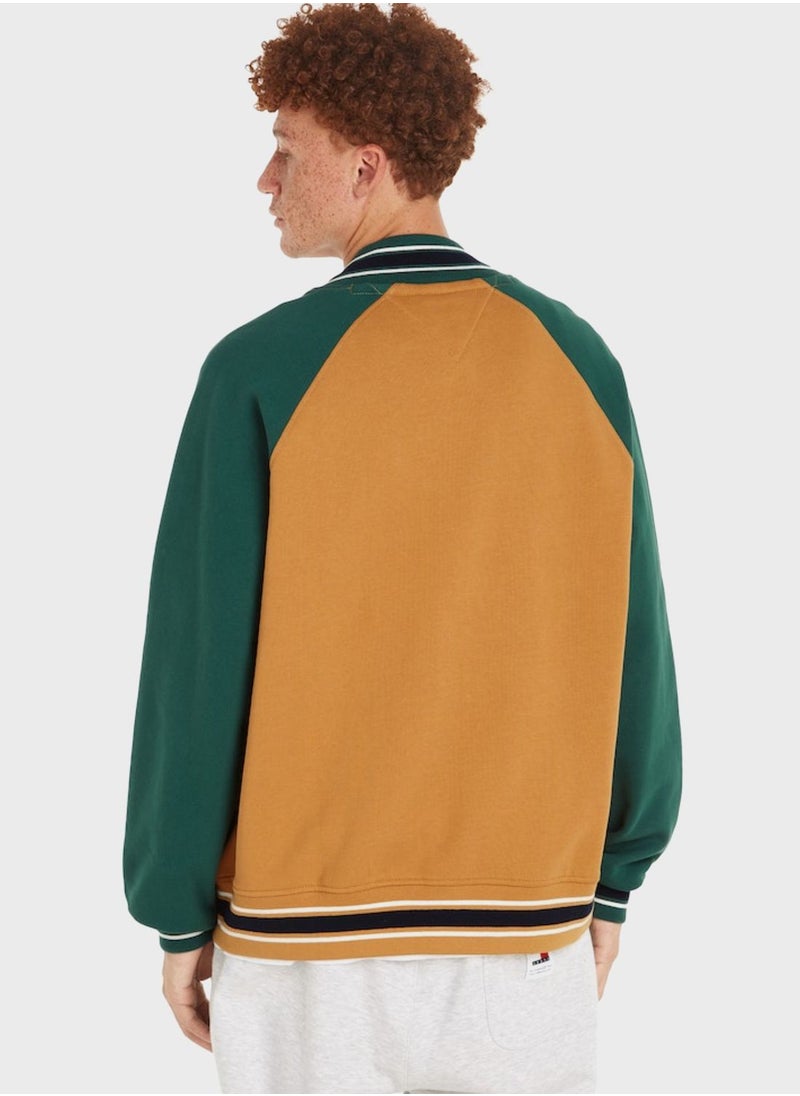 TOMMY JEANS - Colour Block Bomber Jackets - Image 1