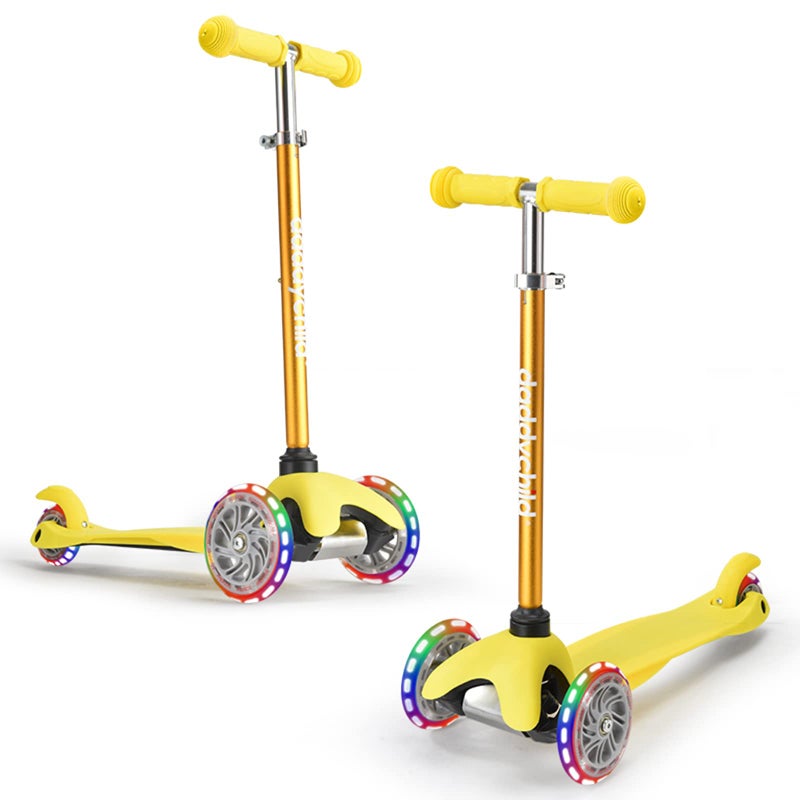 Scooter for Kids Ages 3-5 with Flash Wheels, Kids Scooter 4 Adjustable Height, Toddler Scooter, Mini Kick Scooters for Children, 3 Wheel Scooter for Kids for Girls & Boys Learn to Steer