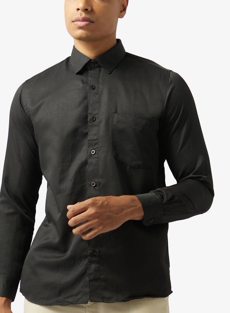 Style Studio Mens Dark Colour Fomal Shirts - Image 3