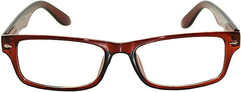 OWL Retro Fashion Style Narrow Rectangular Frame Clear Lens Eyeglasses - Image 2