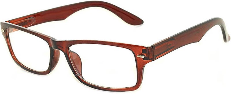 OWL Retro Fashion Style Narrow Rectangular Frame Clear Lens Eyeglasses - Image 1