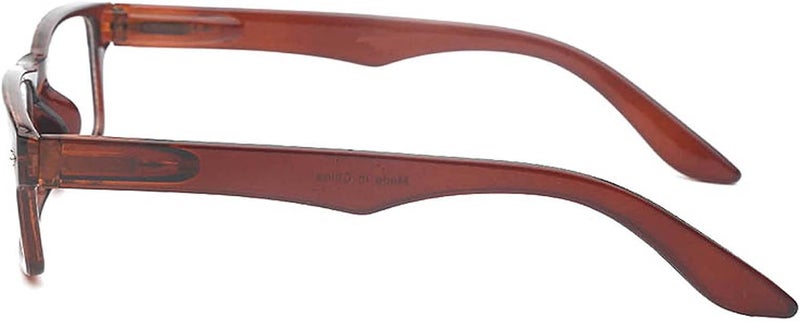 OWL Retro Fashion Style Narrow Rectangular Frame Clear Lens Eyeglasses - Image 3