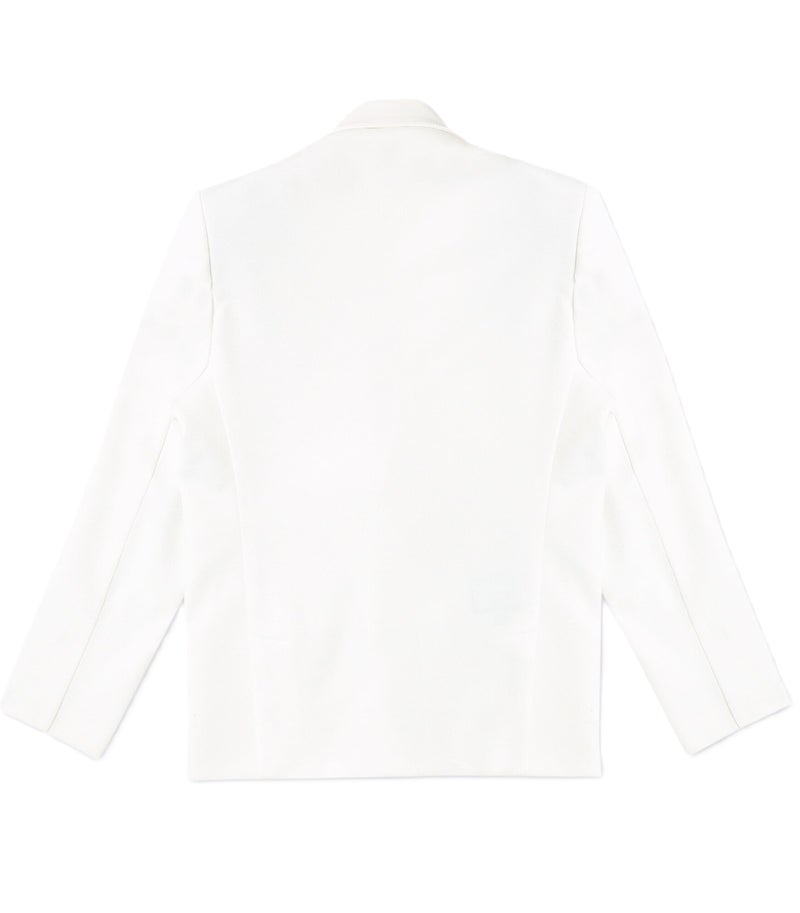 CAVIO Boys White Regular Fit Solid Cotton Blazer and T-Shirt - Image 5