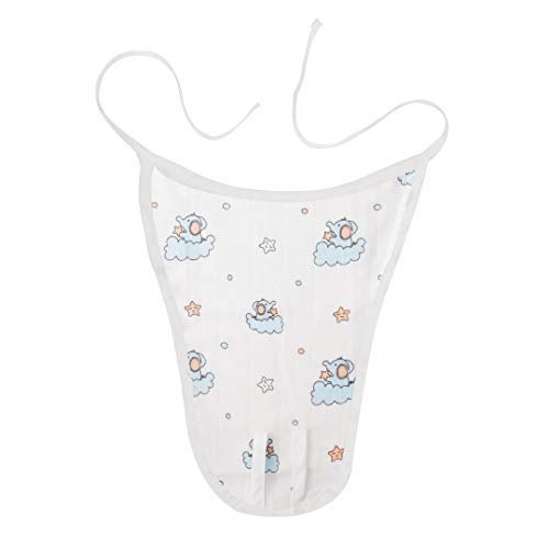 A Toddler Thing - 100% Organic Cotton Muslin Nappy | Multicolor | Size - Newborns | Pack of 5 | Washable Reusable Nappies | U Shape Lace Langot | Cloth Diapers for Babies | Baby Essential Clothes - Image 4