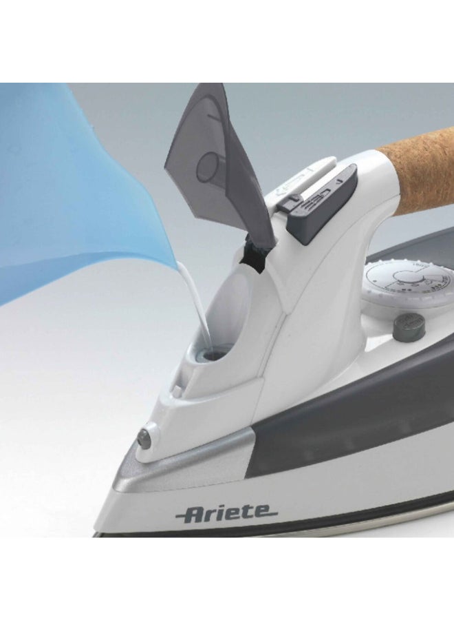 أريتي 2200W Ultra-Glide Soleplate Steam Iron Grey and White 300ml 00S623200ARAS 300 ml 2200 W 00S623200ARAS Grey and White - Image 4