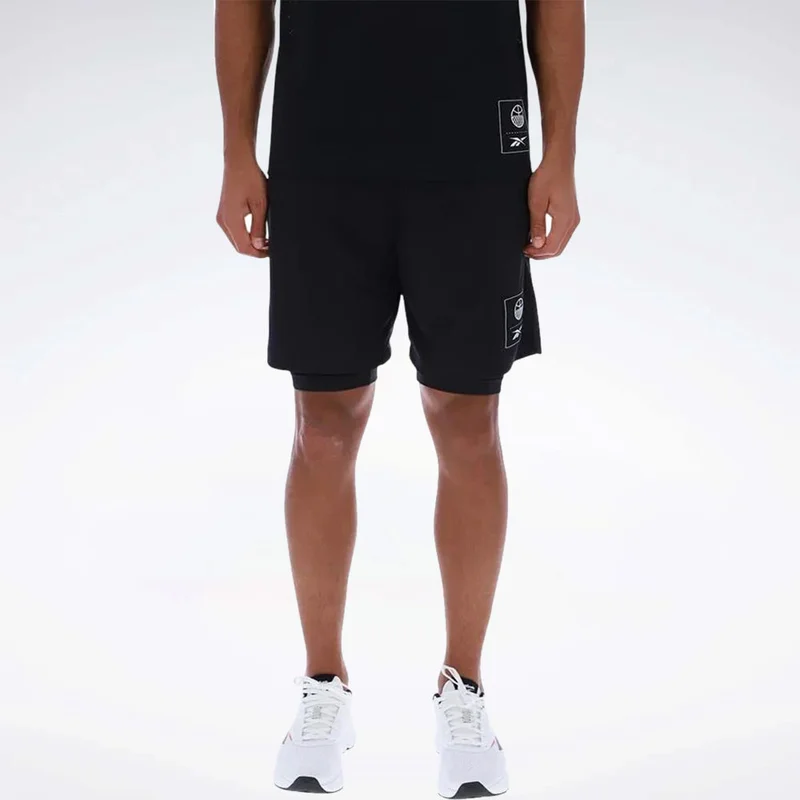 Reebok Basketball 2-in-1 Men's Short - Black