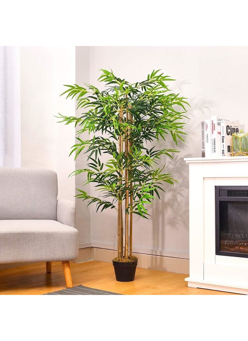 Nettenevime Artificial Bamboo Tree Extra Natural Look Black Potted 6 Branches 150CM - pzsku/Z52ECF89878AA896193D7Z/45/_/1725723234/d5697cf3-7dc5-4458-a951-d888b88c2e51